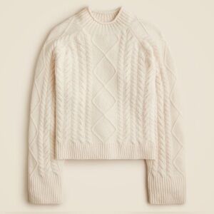 🦙 {PRICE FIRM} J. Crew Cableknit Rollneck Sweater in Supersoft Yarn